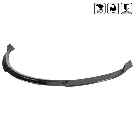 Spec-D Tuning FRONT BUMPER LIP GLOSSY BLACK LPF-TSLAS12GB-PQ